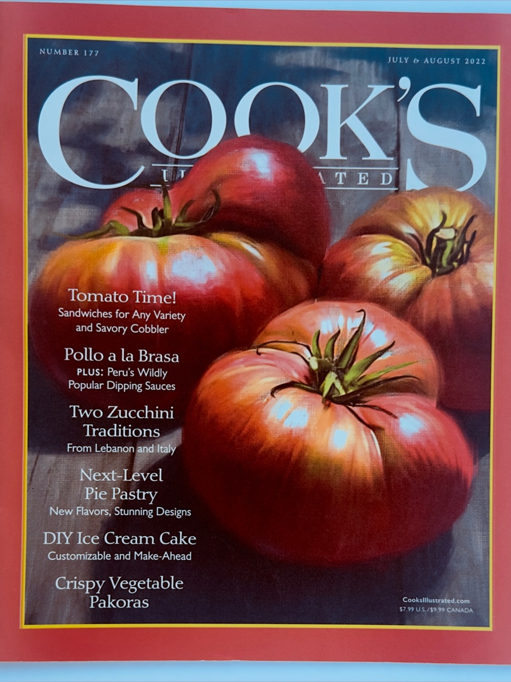 Lot of 6 Cook's Illustrated Magazine Issues #177 to 182 2022-2023 -LIKE NEW